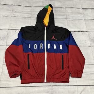 Jordan Days Of Legacy Youth Size Small 8-10yrs Windbreaker Jacket Colorblock